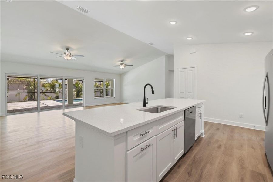 Furnished interior view inside a new home in Cape Coral, Cape Coral (Image 9).