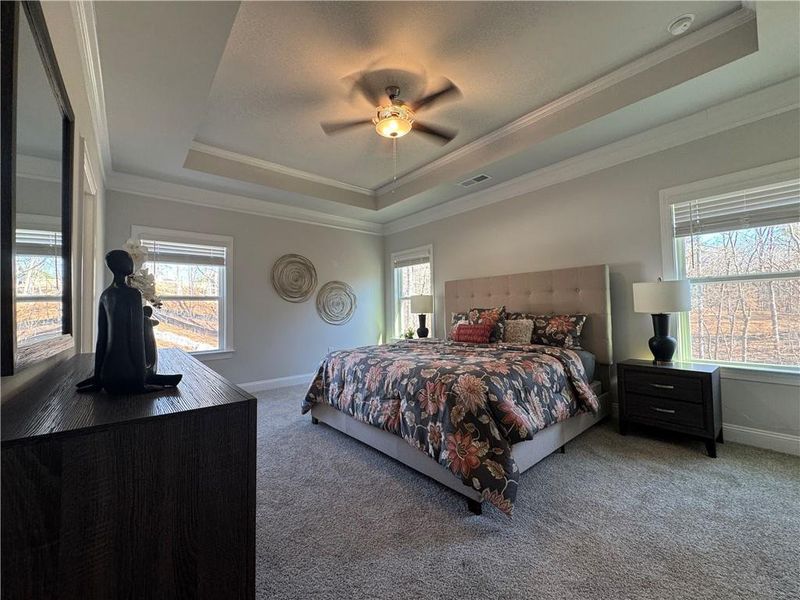 Furnished interior view inside a new home in Tuscany Hills, Douglasville (Image 11).