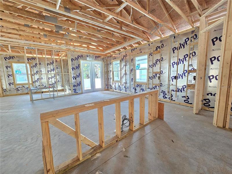 In-progress construction of a new home in , Clearwater, FL (Image 17).