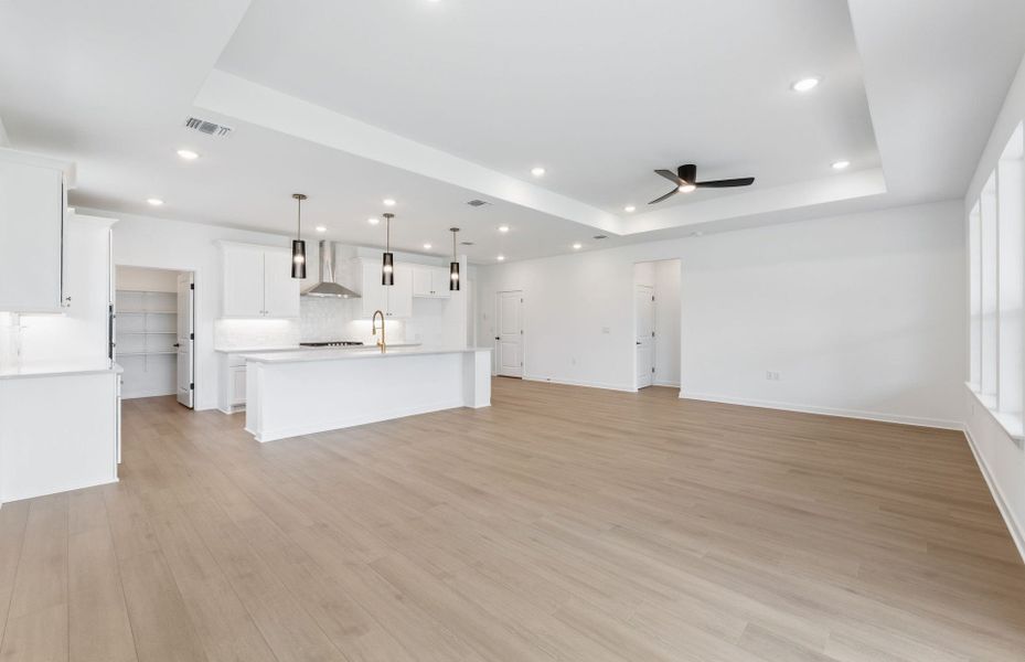 Spacious, unfurnished interior of a new home in Sun City Texas, Georgetown (Image 39). Spacious, unfurnished interior of a new home in Sun City Texas, Georgetown (Image 39).