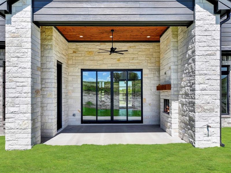 Exterior details and patio area of a home in , Weatherford (Image 2). Exterior details and patio area of a home in , Weatherford (Image 2).
