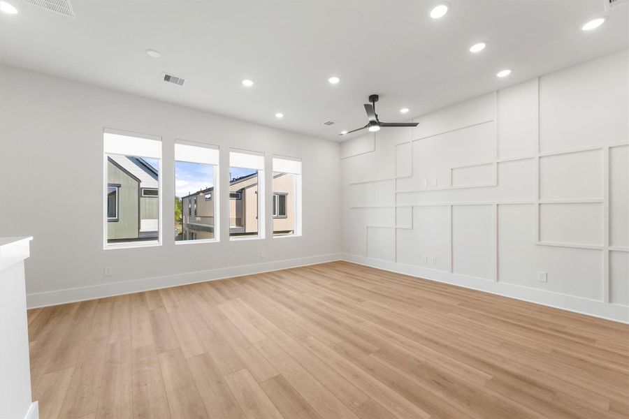 Elevated Living Plan - Living and Primary Suite on 2nd Floor Elevated Living Plan - Living and Primary Suite on 2nd Floor