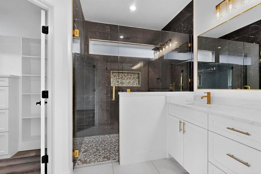 Furnished interior view inside a new home in , Azle (Image 9).