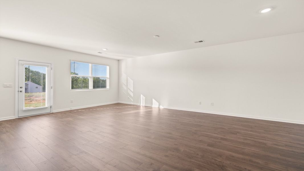 Spacious, unfurnished interior of a new home in Fox Crossing, Griffin (Image 13). Spacious, unfurnished interior of a new home in Fox Crossing, Griffin (Image 13).