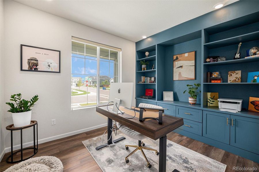 Furnished interior view inside a new home in , Commerce City (Image 17).