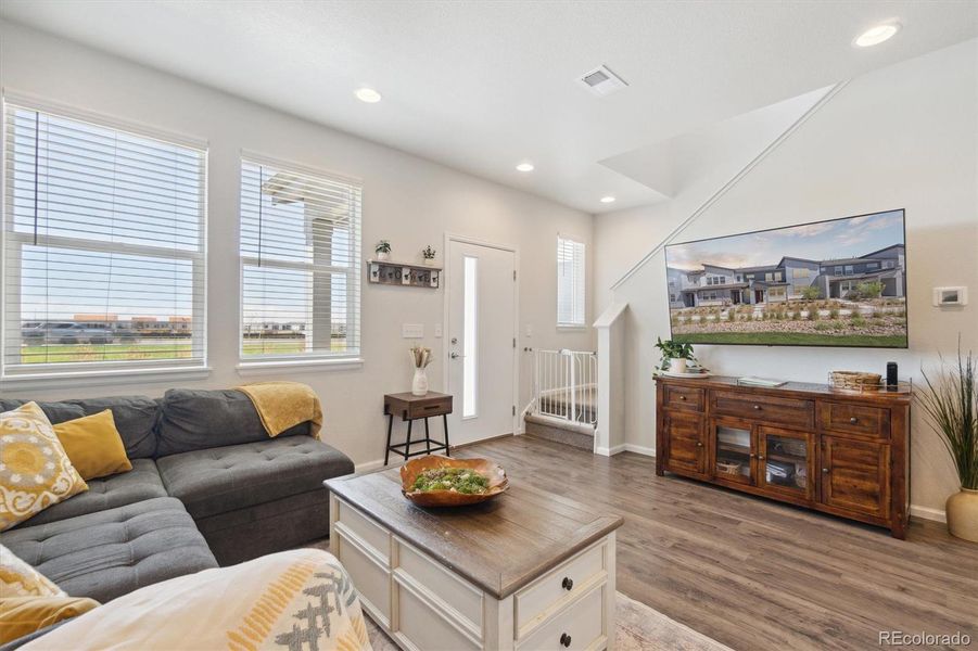 Front entrance into Living room