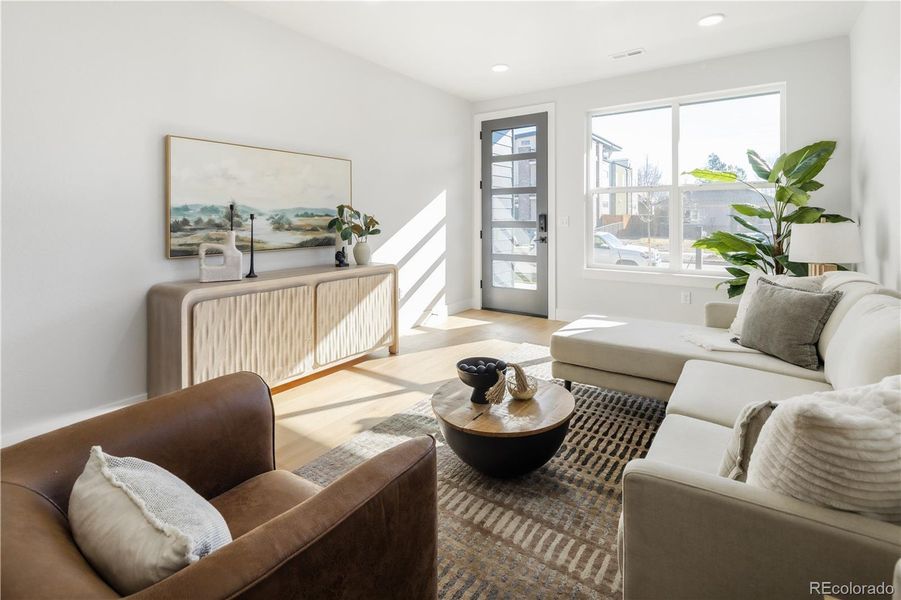 Furnished interior view inside a new home in , Denver (Image 17).