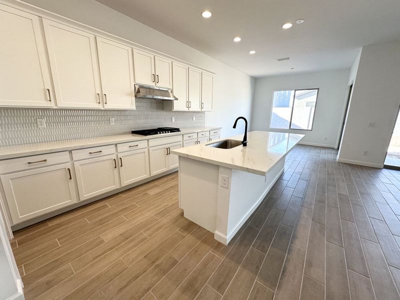 Kitchen and dining nook