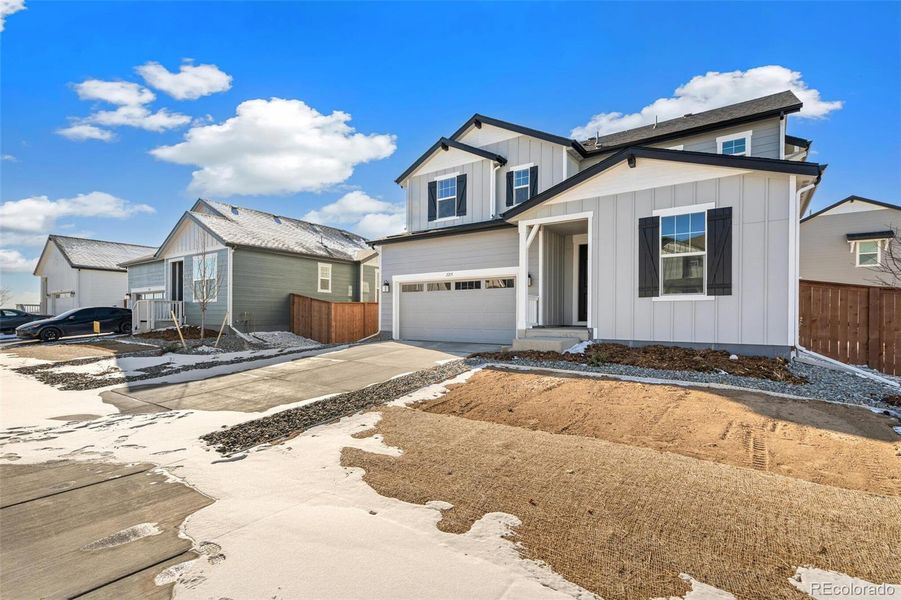 In-progress construction of a new home in Farmlore, Brighton, CO (Image 35).