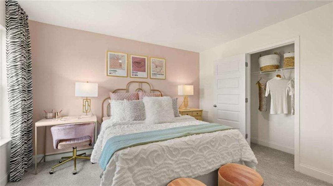 Furnished interior view inside a new home in The Gates at Pates Creek, Hampton (Image 31).