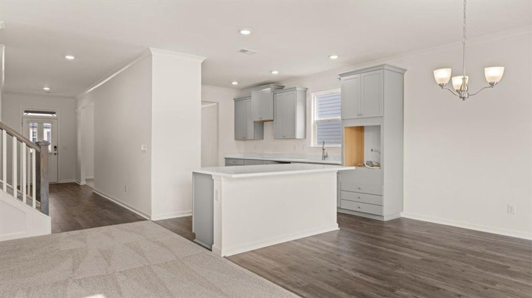 Furnished interior view inside a new home in Wildwood, Covington (Image 9).
