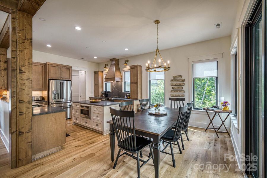 Furnished interior view inside a new home in , Morganton (Image 30).