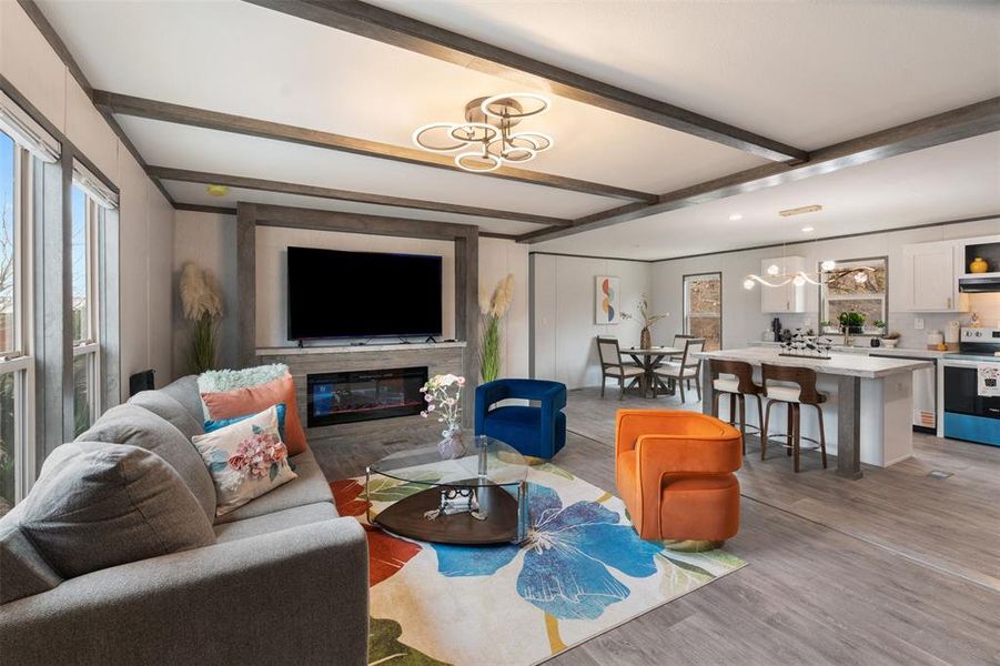 Furnished interior view inside a new home in , Corsicana (Image 4). Furnished interior view inside a new home in , Corsicana (Image 4).