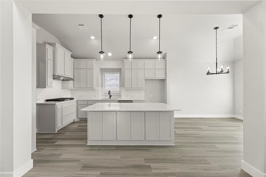 Furnished interior view inside a new home in Brookfield, Melissa (Image 9). Furnished interior view inside a new home in Brookfield, Melissa (Image 9).