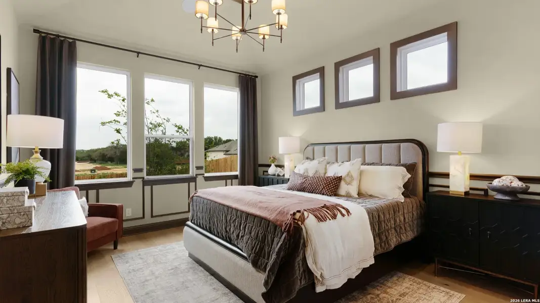 Furnished interior view inside a new home in Piedmont, San Antonio (Image 13).