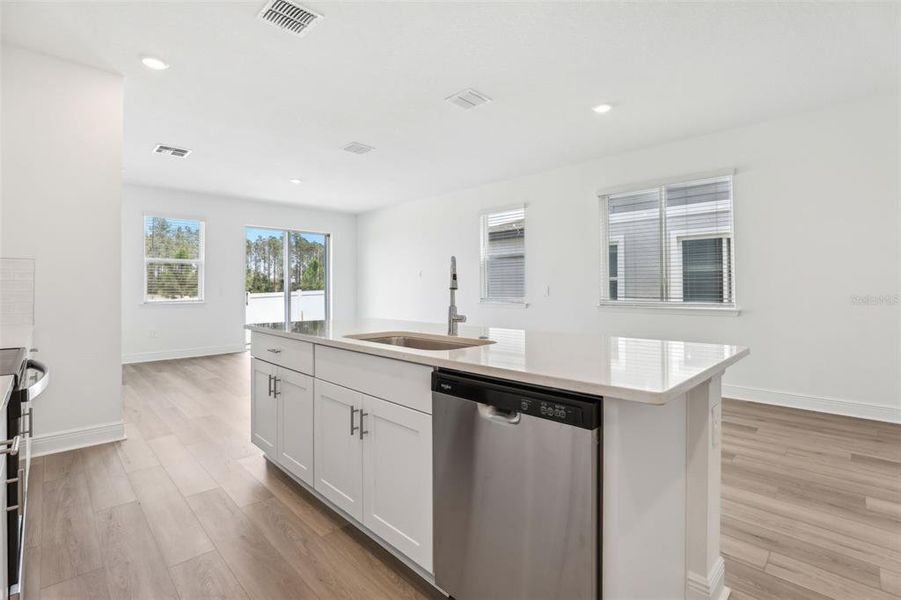 Furnished interior view inside a new home in Cyrene at Minneola - Villas, Minneola (Image 7).