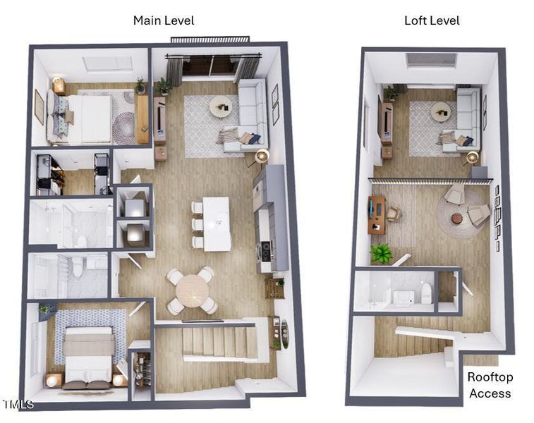 Unit 306 - 3D View