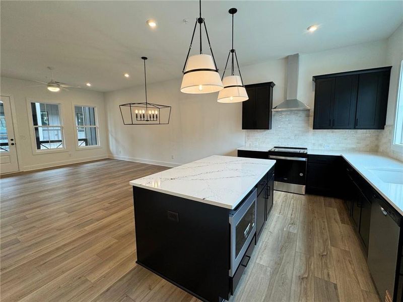 Furnished interior view inside a new home in , Alpharetta (Image 5). Furnished interior view inside a new home in , Alpharetta (Image 5).