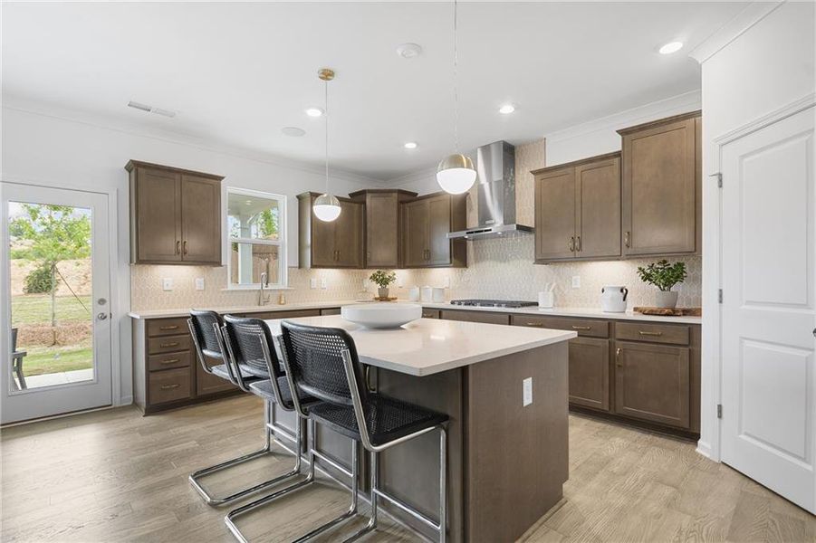 Furnished interior view inside a new home in Sierra Creek, Hoschton (Image 18).
