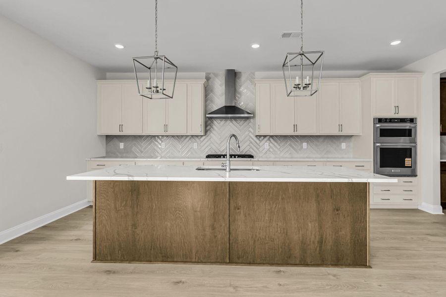 Furnished interior view inside a new home in Tidewater at Lakes of Cane Bay, Summerville (Image 8). Furnished interior view inside a new home in Tidewater at Lakes of Cane Bay, Summerville (Image 8).