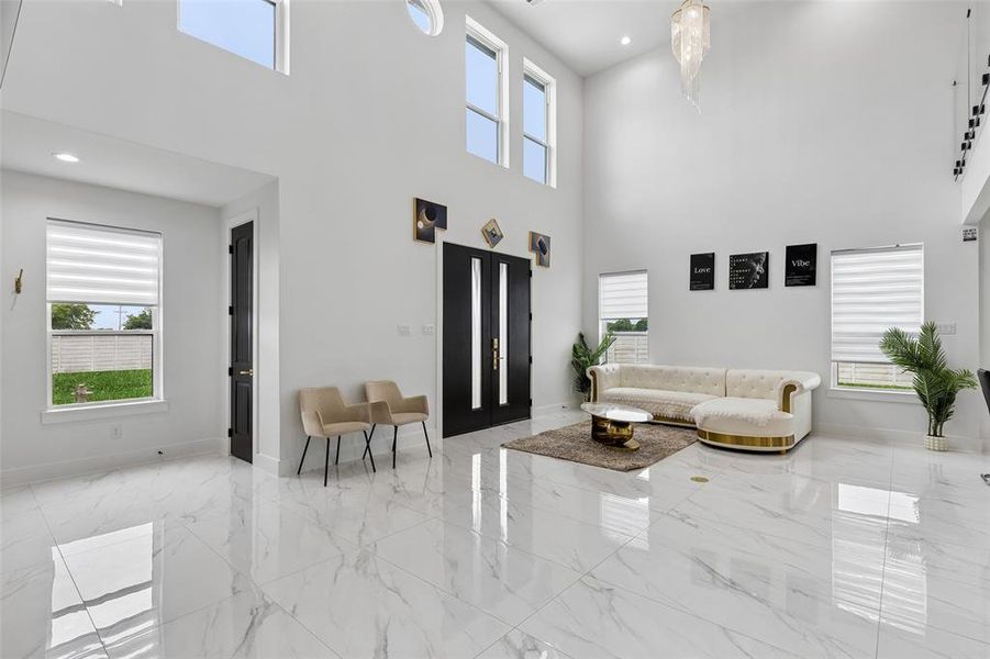 Furnished interior view inside a new home in , Van Alstyne (Image 30).
