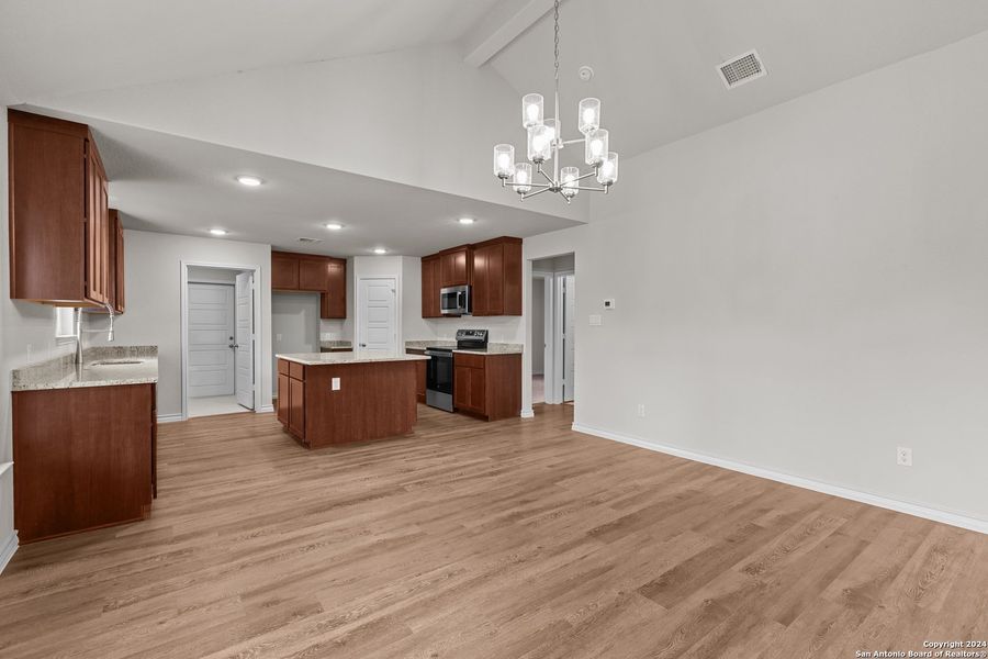 Furnished interior view inside a new home in , Pleasanton (Image 5). Furnished interior view inside a new home in , Pleasanton (Image 5).