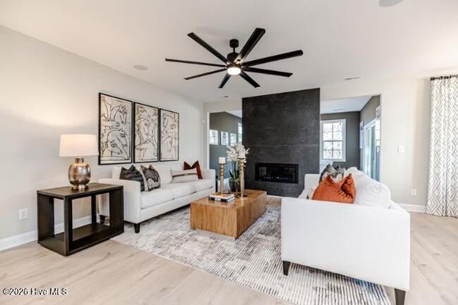 Furnished interior view inside a new home in Terrapin, Leland (Image 4).