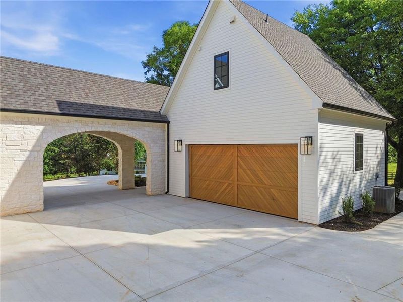 Exterior details and patio area of a home in , Canton (Image 34).