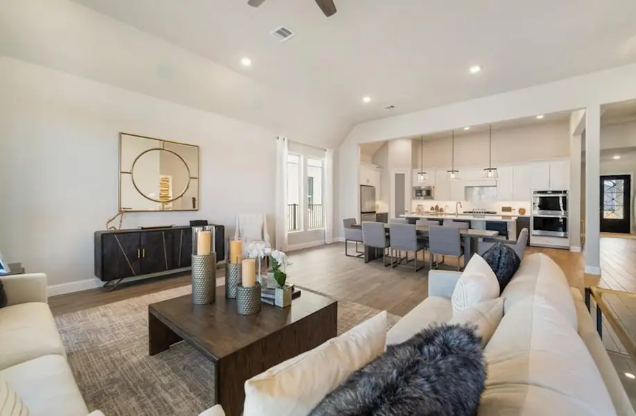 Furnished interior view inside a new home in , Richmond (Image 3). Furnished interior view inside a new home in , Richmond (Image 3).