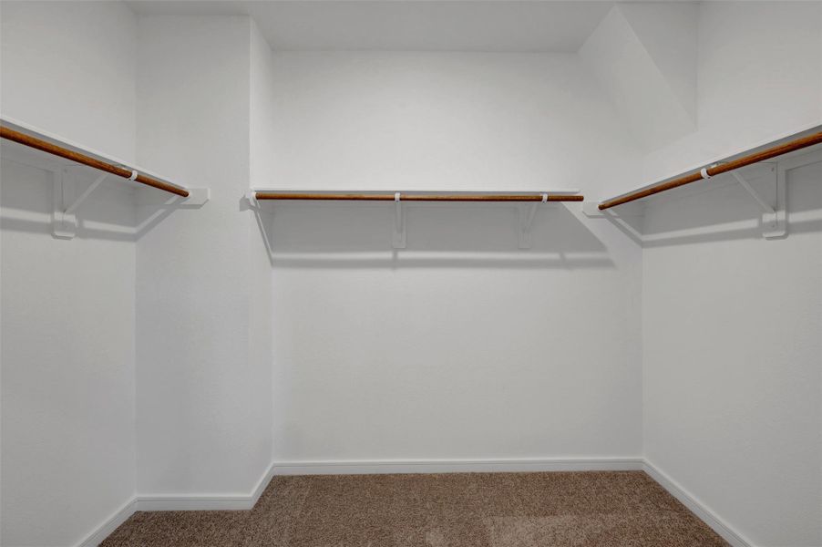 Primary walk-in closet