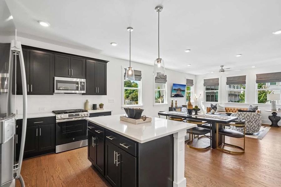 Kitchen featuring our Industrial Signature Collection Finishes