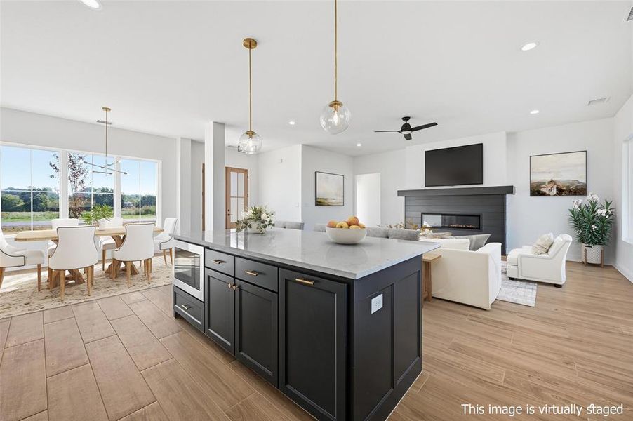 Furnished interior view inside a new home in , Boyd (Image 16).