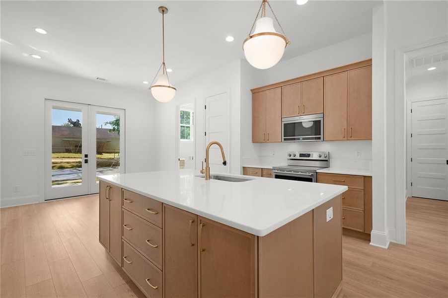 Furnished interior view inside a new home in , Calhoun (Image 3).