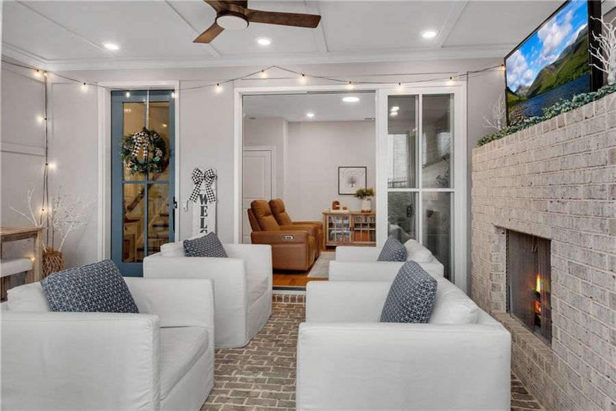Furnished interior view inside a new home in , Peachtree Corners (Image 8).