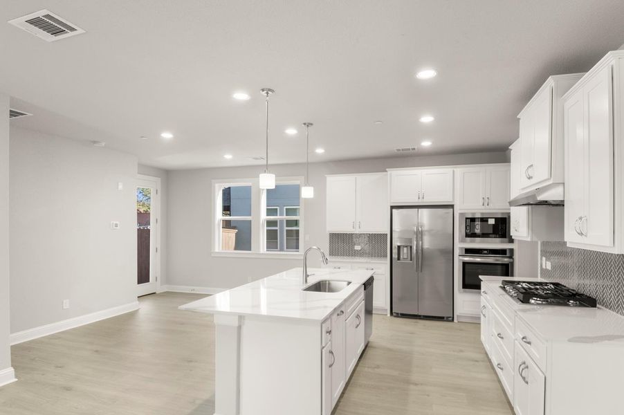 Furnished interior view inside a new home in Clear Creek, Round Rock (Image 8).