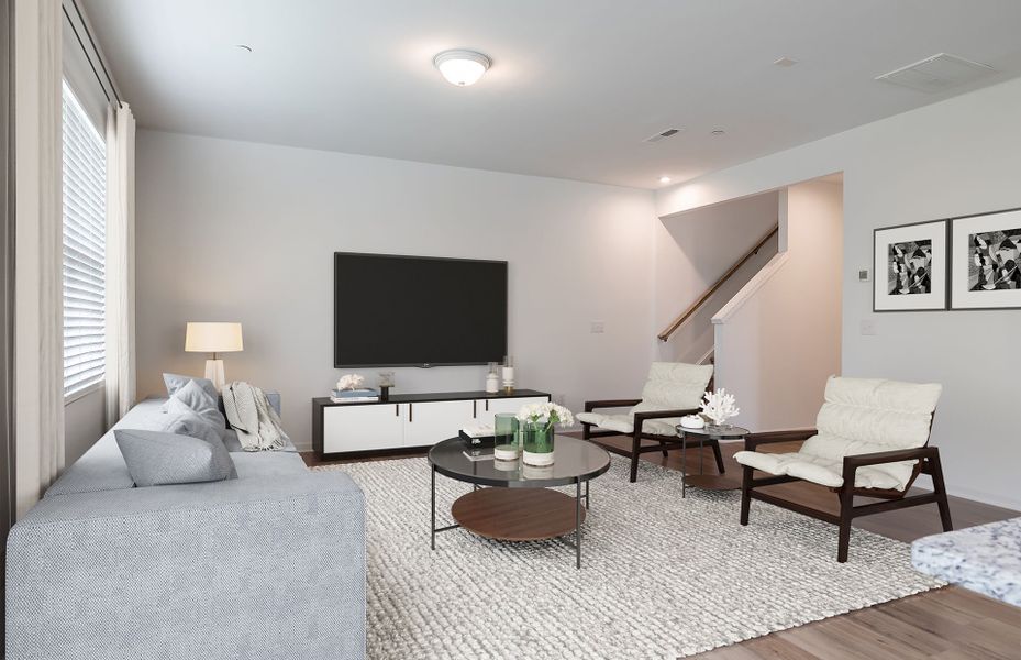 Furnished interior view inside a new home in Independence at Carter's Station, Columbia (Image 13).