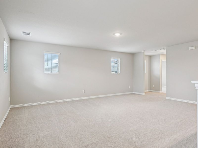 Spacious, unfurnished interior of a new home in Parks at Foster Crossing - Signature Series, Anna (Image 12). Spacious, unfurnished interior of a new home in Parks at Foster Crossing - Signature Series, Anna (Image 12).