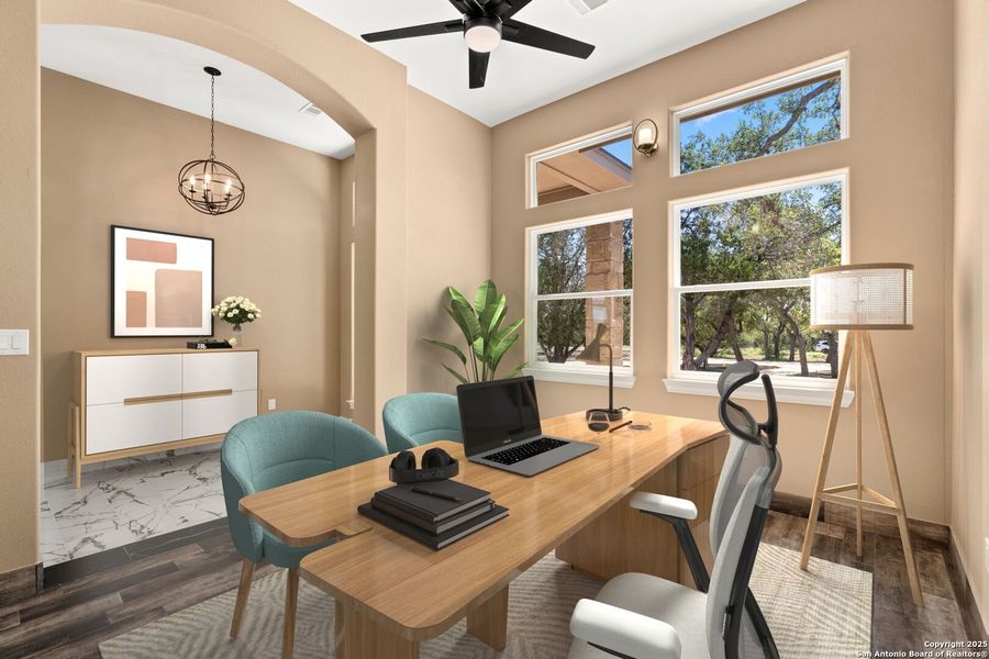 Furnished interior view inside a new home in , Canyon Lake (Image 14).