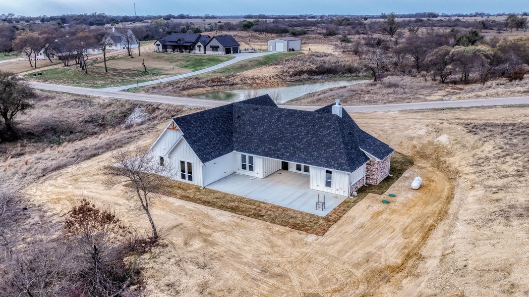 Representative exterior photo of a completed home built from the Ava by Zeal Home Builders in Patti Lynn Hills, Paradise, TX (Image 26).