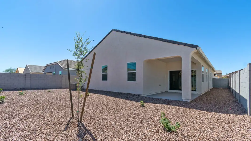 Exterior details and patio area of a home in Heartland Ranch, Coolidge (Image 3). Exterior details and patio area of a home in Heartland Ranch, Coolidge (Image 3).