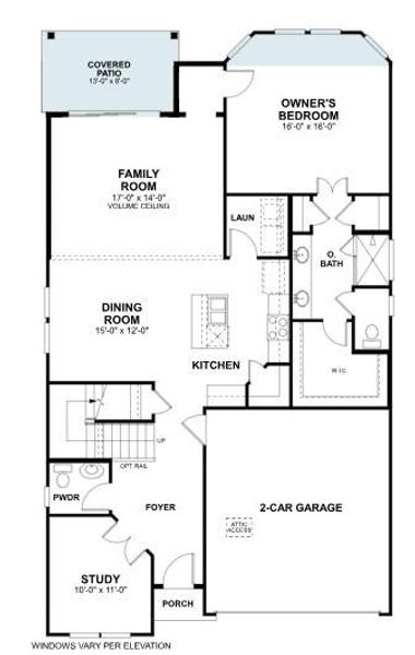 2D floor plan layout of this home in Cedar Brook, Leander, TX (Image 4). 2D floor plan layout of this home in Cedar Brook, Leander, TX (Image 4).
