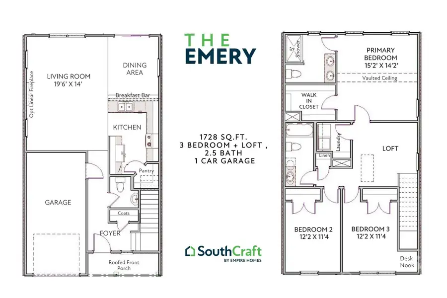 2D floor plan layout of this home in , Charlotte, NC (Image 4).