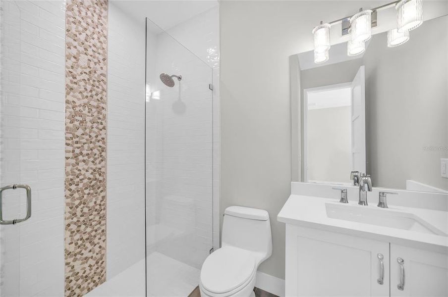 Furnished interior view inside a new home in , Sarasota (Image 35).