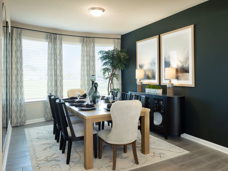 Furnished interior view inside a new home in Carmel Ranch, Schertz (Image 6).