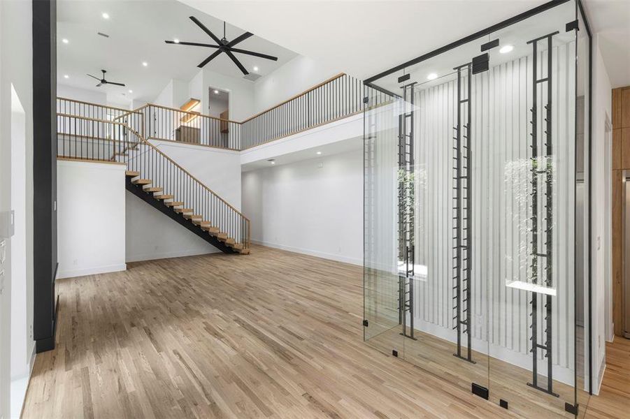 Glass wine cellar Glass wine cellar