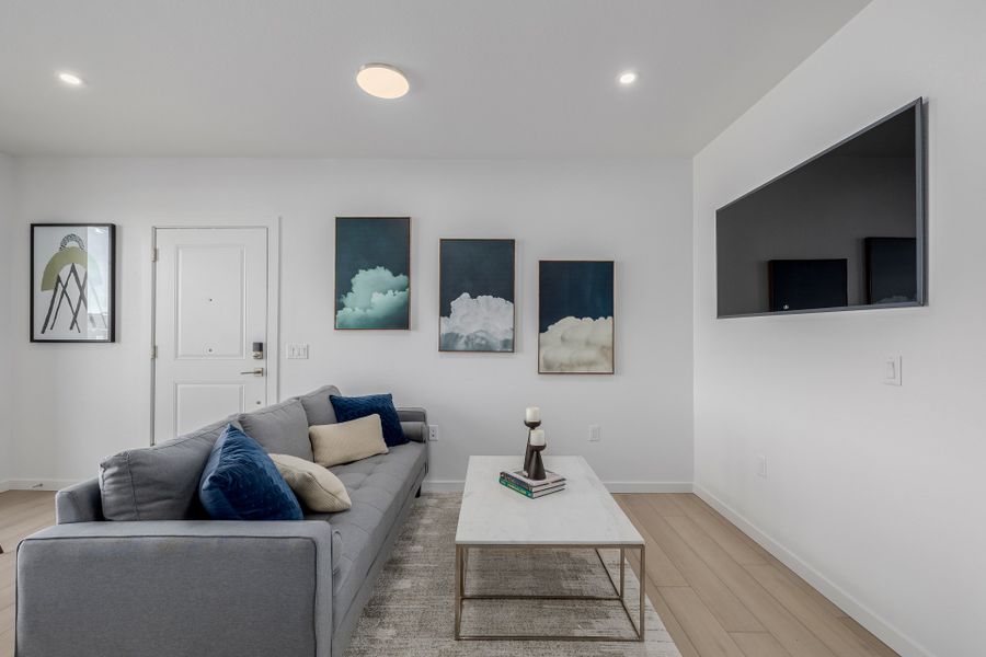 Furnished interior view inside a new home in The Scene at Sloan's Lake, Denver (Image 8).