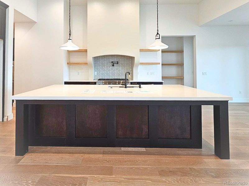 Professional culinary kitchen with style and function