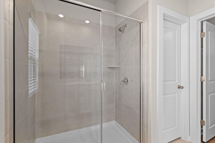 Walk-in shower in Primary Bath Walk-in shower in Primary Bath