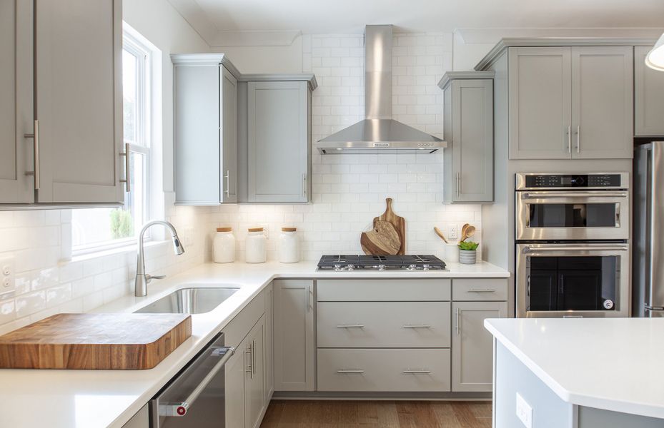 Open and spacious kitchen