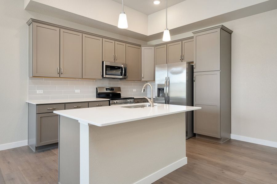 Furnished interior view inside a new home in The Lakes at Centerra, Loveland (Image 8).